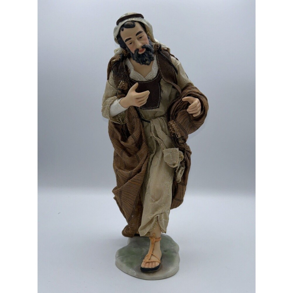 VTG Member's Mark Christmas Nativity 12" Joseph Figurine Replacement Cloth EUC!!